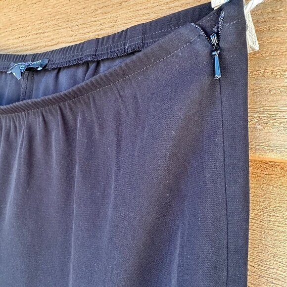 Eileen Fisher Petite Black Stretchy Trouser Size S - Picture 4 of 9